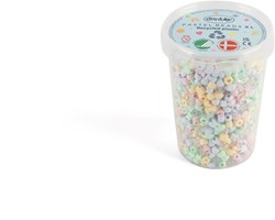 Dantoy perles XL pastel recyclées - 1580 pièces - jouet écologique