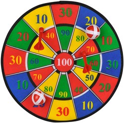 Dartbord klittenband speelgoed - veilig dartspel voor kinderen