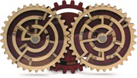 Recent Toys denkspel Double Trouble - houten labyrinth puzzel bruin goud