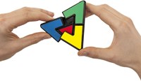 Recent Toys denkspel Pyraminx Duo puzzel breinbreker kubus-2