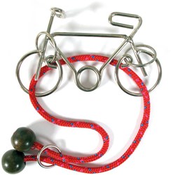 Recent Toys metalen puzzel fiets - denkspel voor volwassenen en tieners