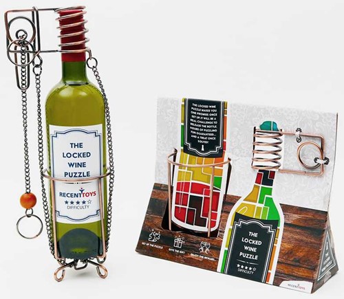 Recent Toys Locked Wine Metalen Geduld Puzzel