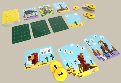 Gam'inBIZ kaartspel Wild Cards - Dieren verzamelen en bieden-2