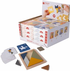 Recent Toys tangram puzzelspel 4 elementen voor kinderen en volwassenen