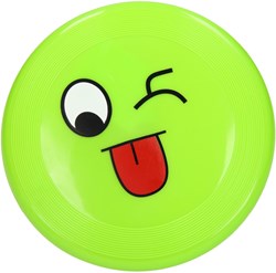 Frisbee lachgezicht kunststof speelgoed voor buitenplezier