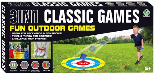 Classic Games Outdoor 3in1 Buitenspellen