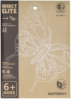 Lobbes kit de construction en bois papillon puzzle 3D jouet créatif-3