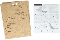 Lobbes kit de construction en bois papillon puzzle 3D jouet créatif