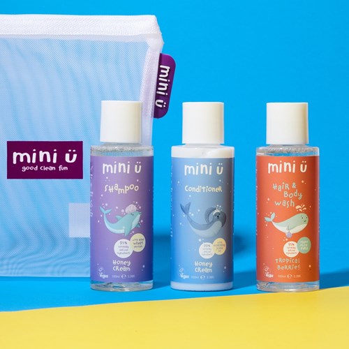 Mini U reisset shampoo conditioner hair-body wash voor kinderen-2