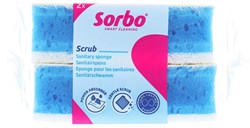 Sorbo éponge de nettoyage XL salle de bain 2 pièces - ultra absorbante