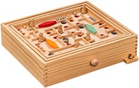 Philos jeu d'adresse Labyrinthe jeu en bois 35x31x9 cm boîte photo