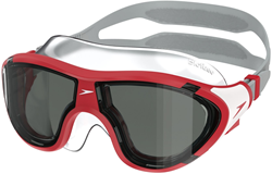 Speedo zwembril Biofuse 2.0 junior rood zwart comfortabel zicht
