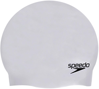 Speedo bonnet de bain silicone gris - accessoire natation adulte