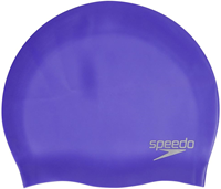 Speedo bonnet de bain junior silicone violet - accessoire natation enfant