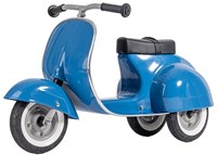 Ambosstoys draisienne scooter bleu - jouet porteur en métal pour enfants-2