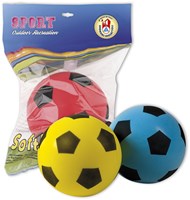 Androni Giocattoli softbal foam 200mm kleurrijk speelgoedbal