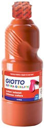 Giotto plakkaatverf vuurrood 500ml extra kwaliteit kinderverf