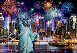 Wooden.City houten puzzel New York nacht XL 1010 stukjes legpuzzel