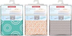Tomado strijkplankhoes molton plus - katoen - 120x38cm - extra dik
