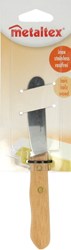 Metaltex botermes houten handvat - RVS botermes 16 cm keukenmes