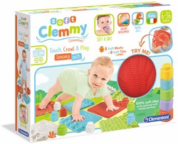 Clementoni Baby Clemmy - Zintuig Tapijt speelmat met stapelblokken