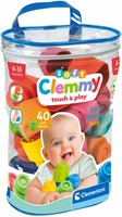 Clementoni Baby Soft Clemmy Blokken met Opbergtas, 40dlg.