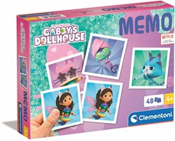Clementoni memory spel Gabby's Dollhouse - educatief kinderspel 48 kaarten