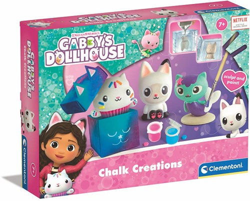 Clementoni Gabby's Dollhouse coffret créatif moulage plâtre jouet