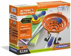 Clementoni bouwset Action & Reaction Trampoline en Trechter speelgoed