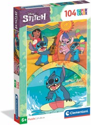 Clementoni Puzzel 104 stukjes Stitch