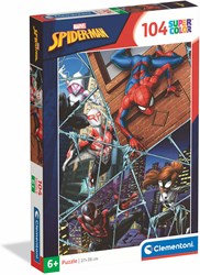 Clementoni puzzle Spider-Man 104 pièces carton puzzle enfant