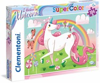 Clementoni puzzle licorne 104 pièces - puzzle jouet fantaisie