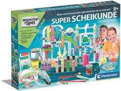 Clementoni Super Chimie coffret laboratoire jouet expériences dès 8 ans