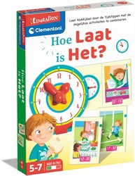 Clementoni educatief spel leren klokkijken - digitaal en analoog - puzzelset
