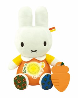 Clementoni Miffy peluche parlante - jouet éducatif bébé avec sons