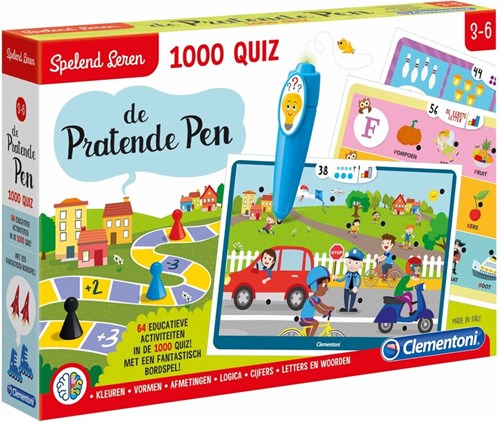Clementoni Leerspel Interactieve Pen 1000 Quiz