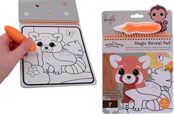 Johntoy bloc de coloriage The Wildies Family bloc de dessin magique papier blanc