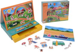 Jouéco jouet éducatif magnétique - Coffret de jeu magnétique pour enfants