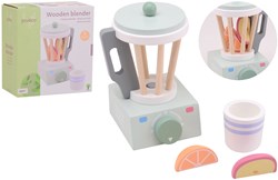 Jouéco blender en bois jouet - accessoire de cuisine coloré pour enfants