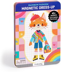 Mudpuppy magnetisch speelgoed Rainbow Fashion dress-up set voor kinderen