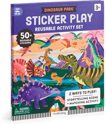 Mudpuppy sticker speelset dinosauruspark herbruikbare stickers
