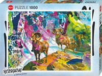 Heye Puzzel Big Horns 1000 Heye Nieuw-2