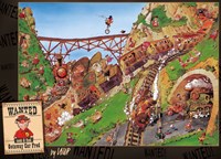 Heye puzzle Getaway Car Fred 1000 pièces Wanted puzzle cartoon