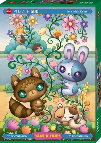 Heye puzzle 500 pièces art Take a Trip Jeremiah Ketner-2