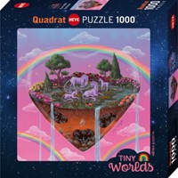 Heye puzzel eenhoorns 1000 stukjes vierkant puzzelplezier-2