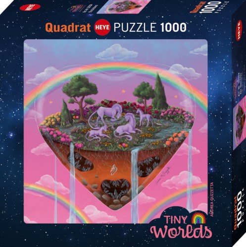 Heye puzzel eenhoorns 1000 stukjes vierkant puzzelplezier-2