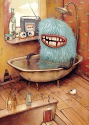 Heye puzzel Bathtub - 1000 stukjes fantasie legpuzzel Zozoville