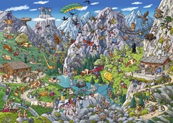 Heye Puzzel Alpine Fun 1000 3hkg