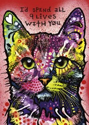 Heye legpuzzel 9 Lives 1000 stukjes - kunst puzzel katten