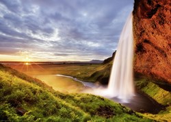 Heye legpuzzel Seljalandsfoss waterval 1000 stukjes natuur